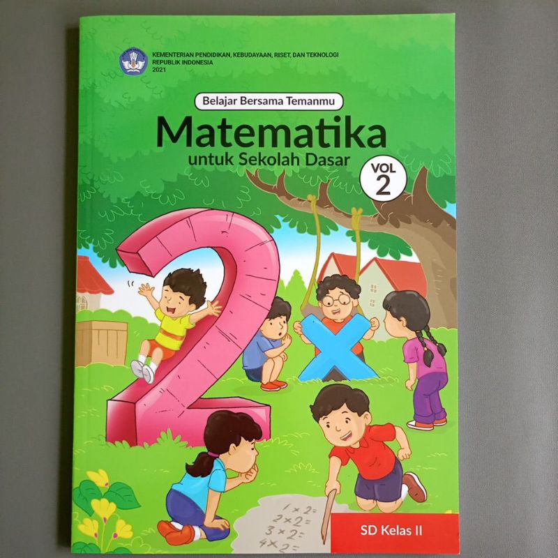 Buku Pelajaran MATEMATIKA Vol. 2 kelas 2 SD/MI Kurikulum Merdeka