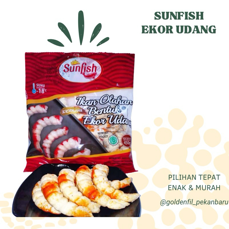 

sunfish bentuk ekor udang 500g