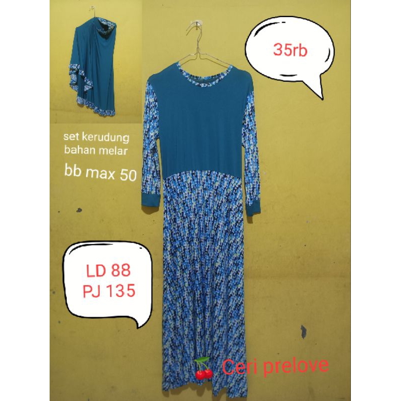 gamis set kerudung serba 35rb