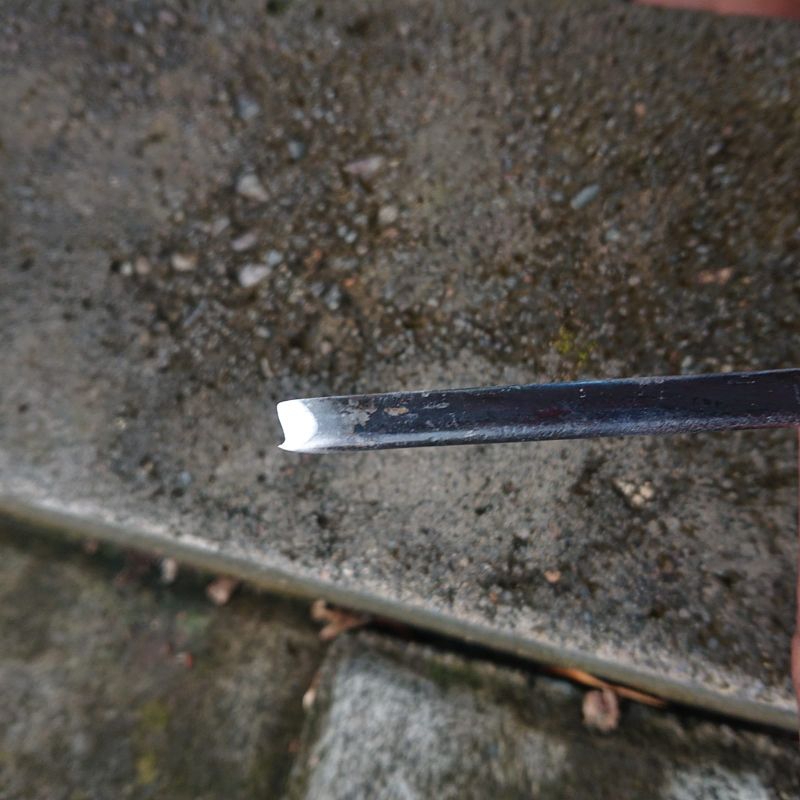 pahat tatah ukir coret v ukuran 3mm