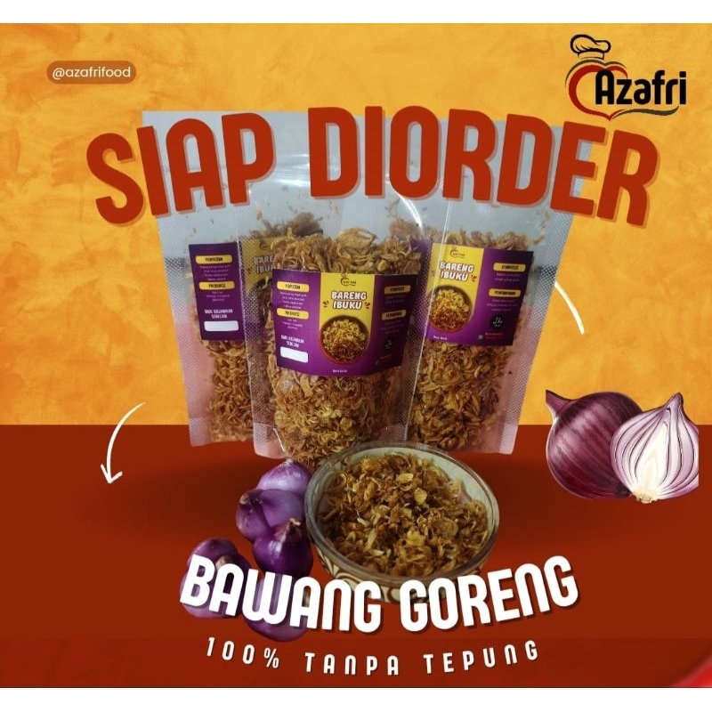 

Bawang Goreng Original 100% Tanpa Tepung netto 40gram