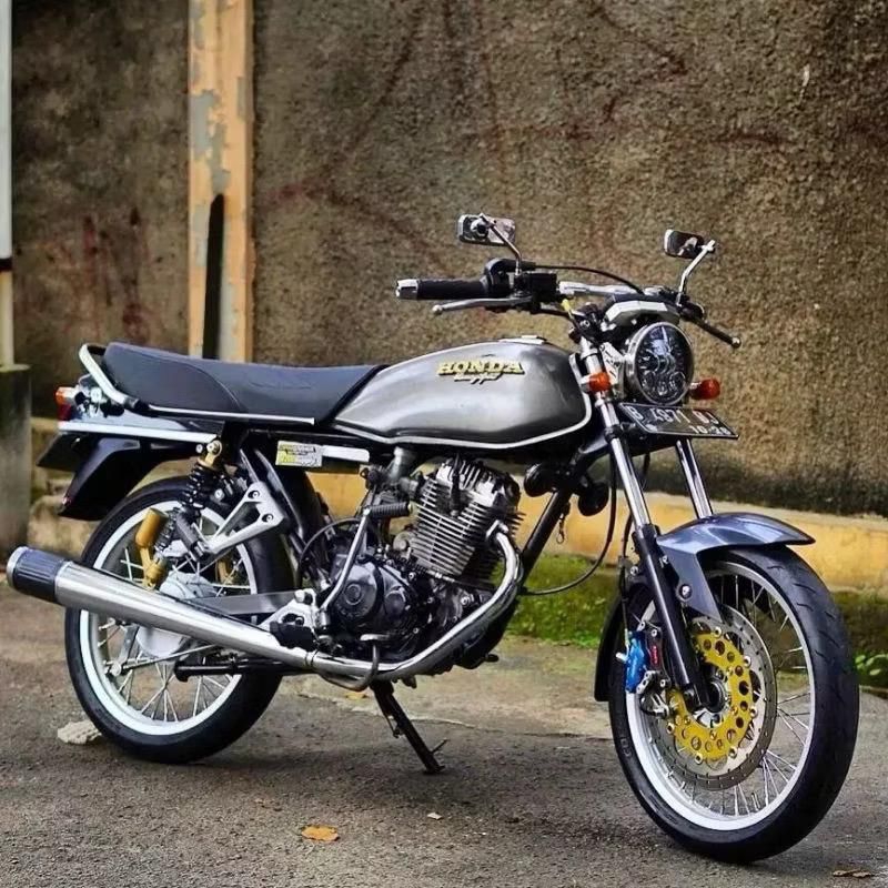 knalpot kleper pedes sumer & kleper standar ori buat mesin motor CB GL MP TIGER