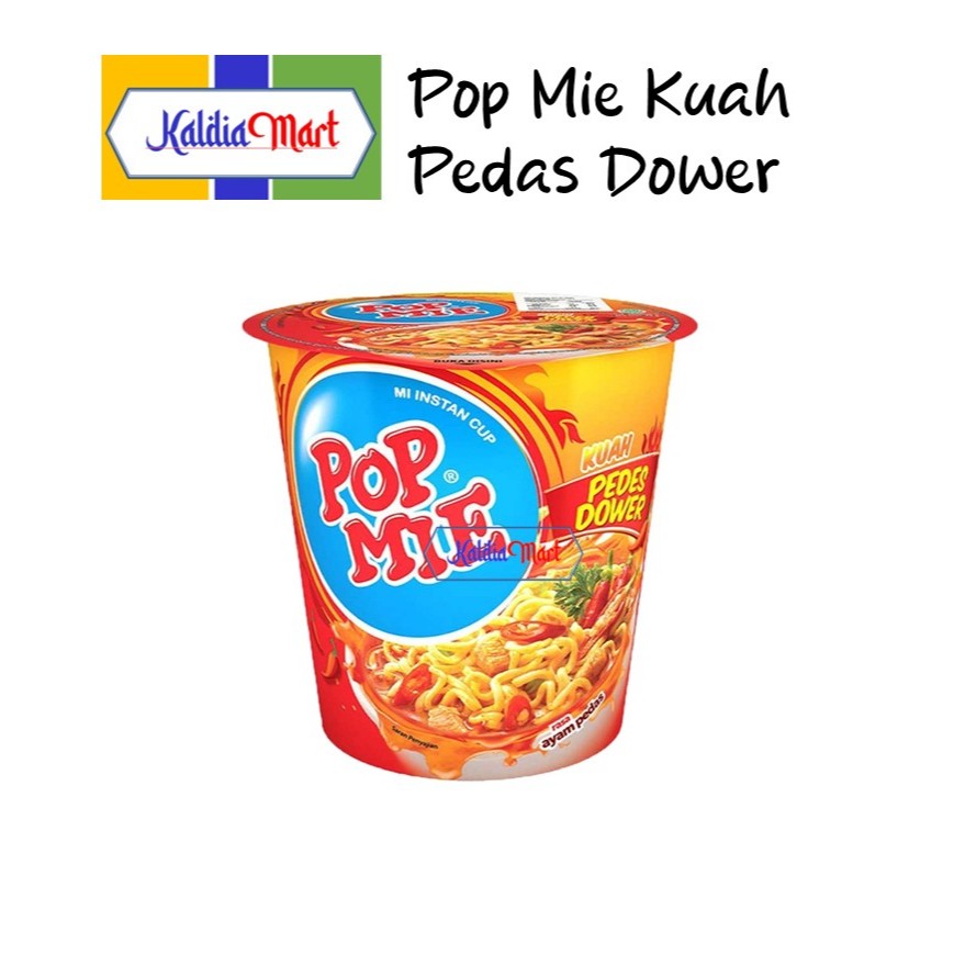 

Pop Mie Kuah Pedas Dower 75gr