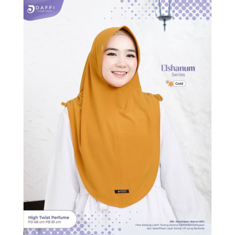 Daffi Hijab | Elshanum series - Hightwist parfume - hijab muslim trendy terbaru