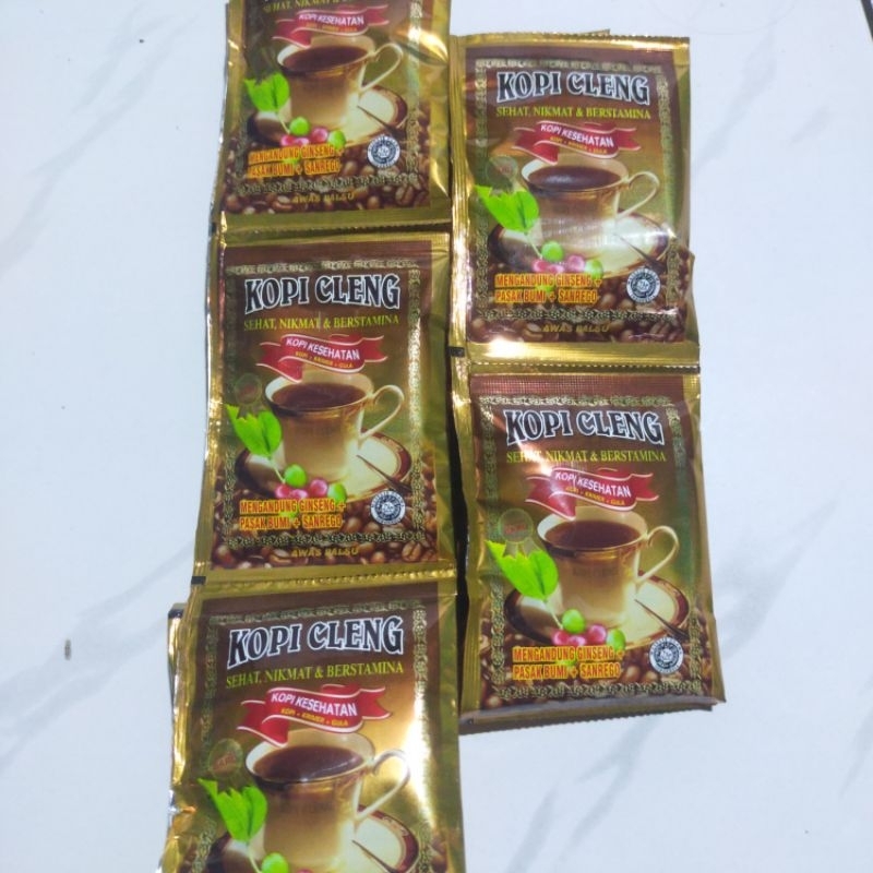 

Paket ECER isi 5 Sachet kopi bubuk A-cleng