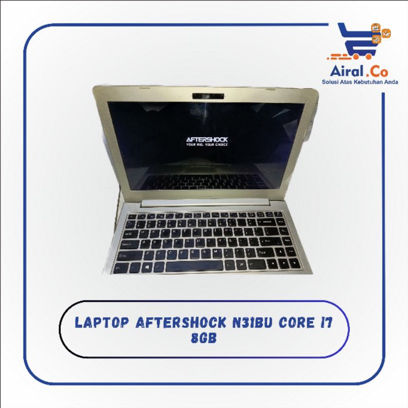 Laptop Aftershock N31BU Core i7 RAM 8GB Double Storage