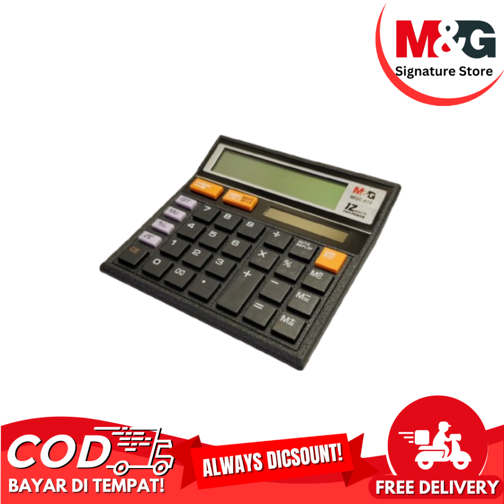 

Kalkulator M&G 12 Digits MGC-512 #ADG981K41desktop calculator 120 Steps