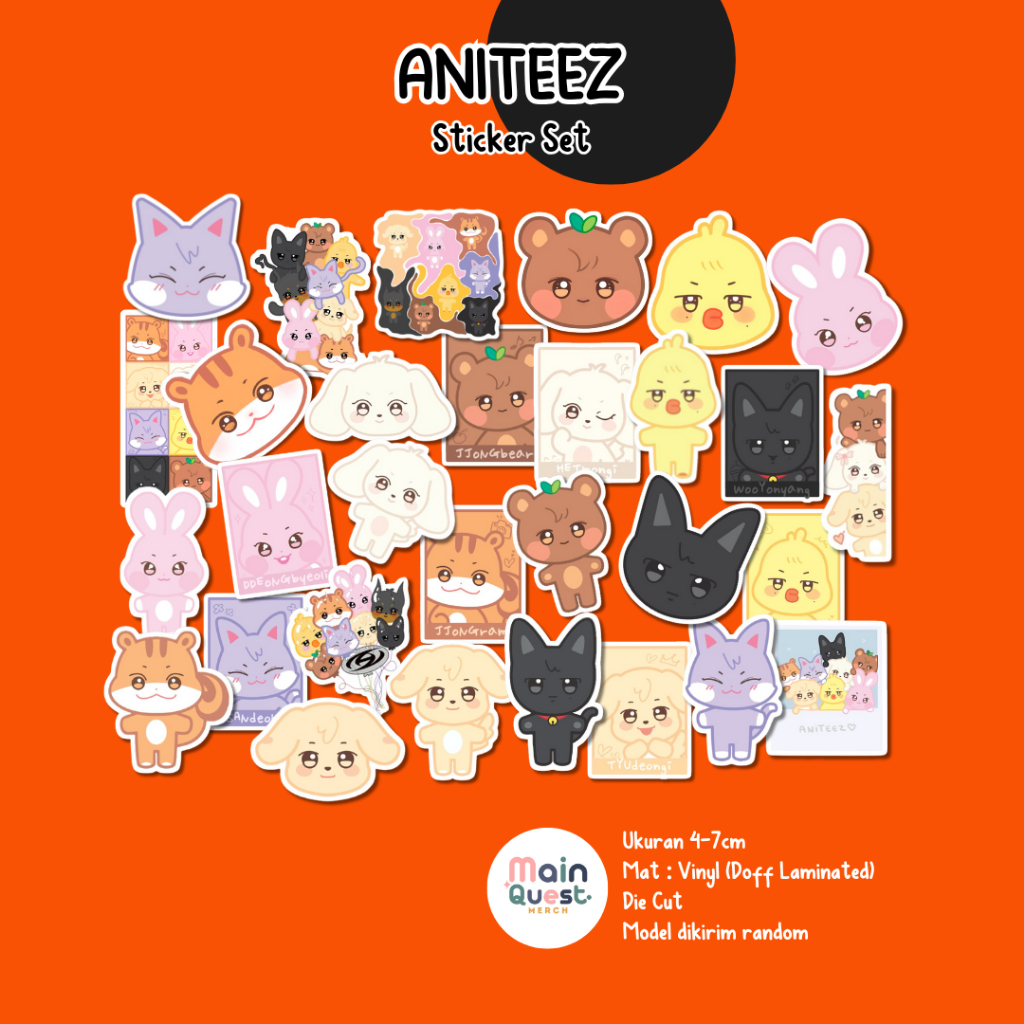 

Sticker Aniteez | Sticker Ateez | Sticker Aesthetic / Sticker Tumblr / Sticker Laptop / Sticker Anti Air / Sticker Vinyl / Sticker Die Cut / Sticker Kpop / Sticker Cute