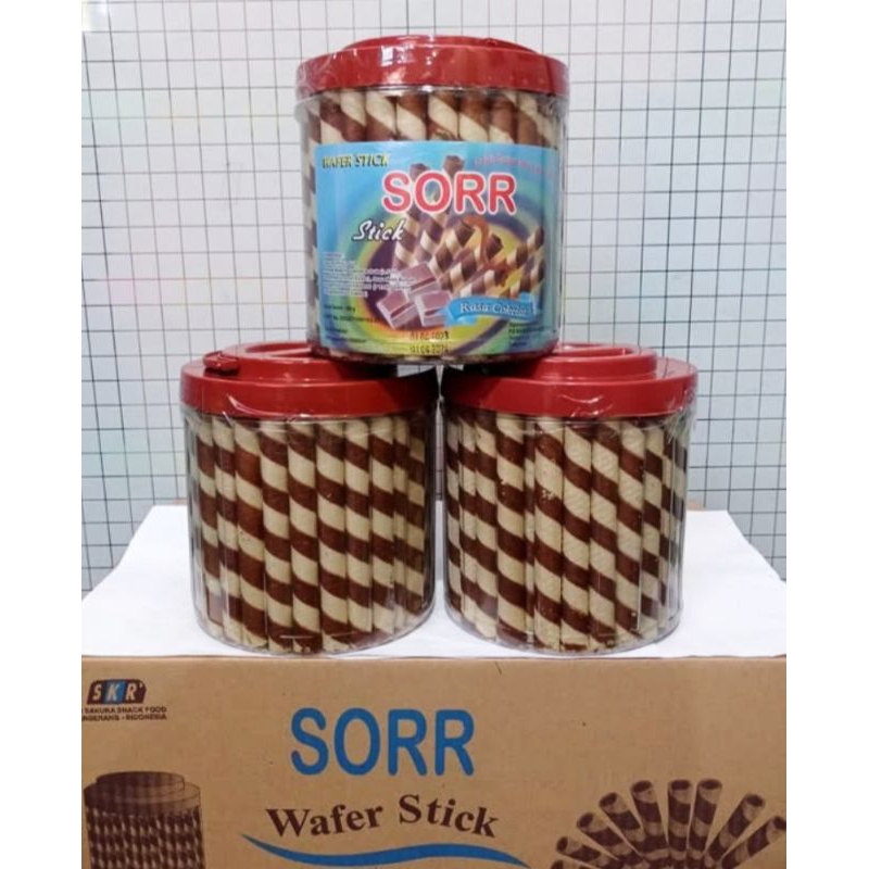 

Astor SORR waffer stick coklat 380 gr / 1 dus isi 6 toples