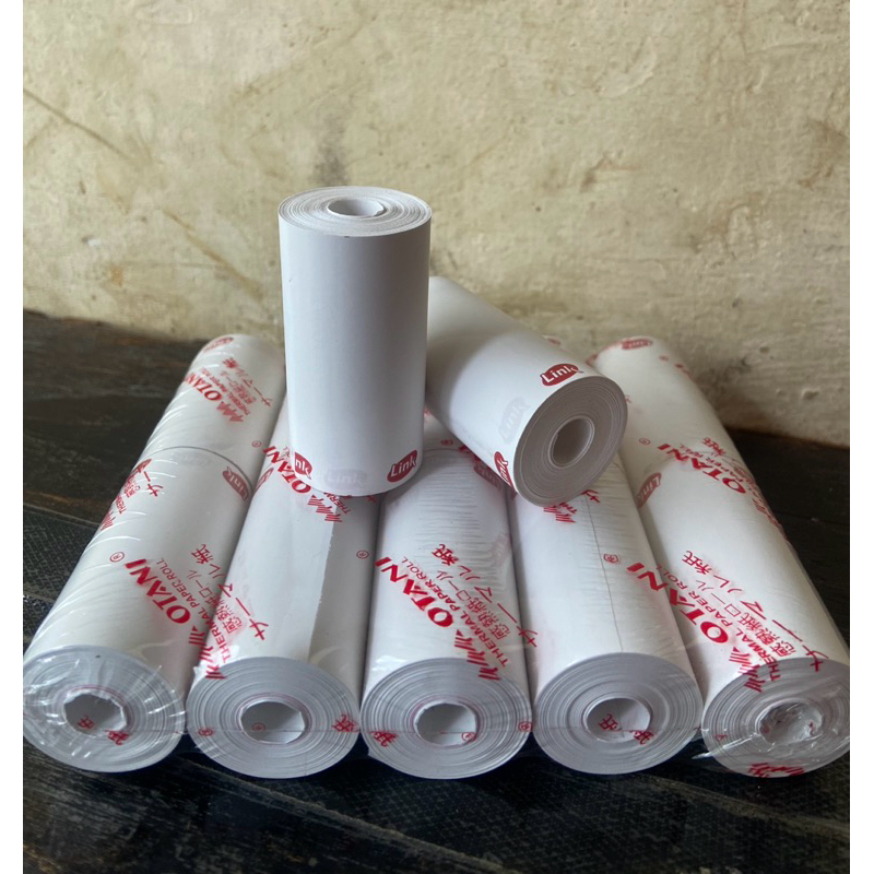 

THERMAL KASIR UKURAN LOGO LINK UKURAN 58x30/57x30 mm