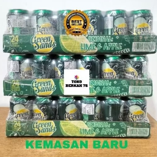 

Green Sands Original Lime & Apple Kaleng 330Ml ( Karton )
