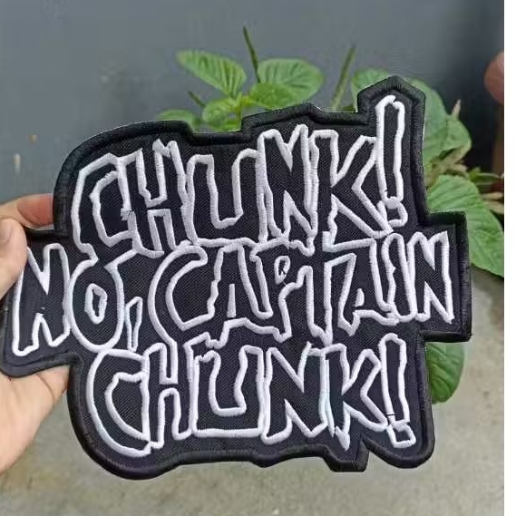 Back Patch Bordir Besar Jaket Chunk No Captain Chunk