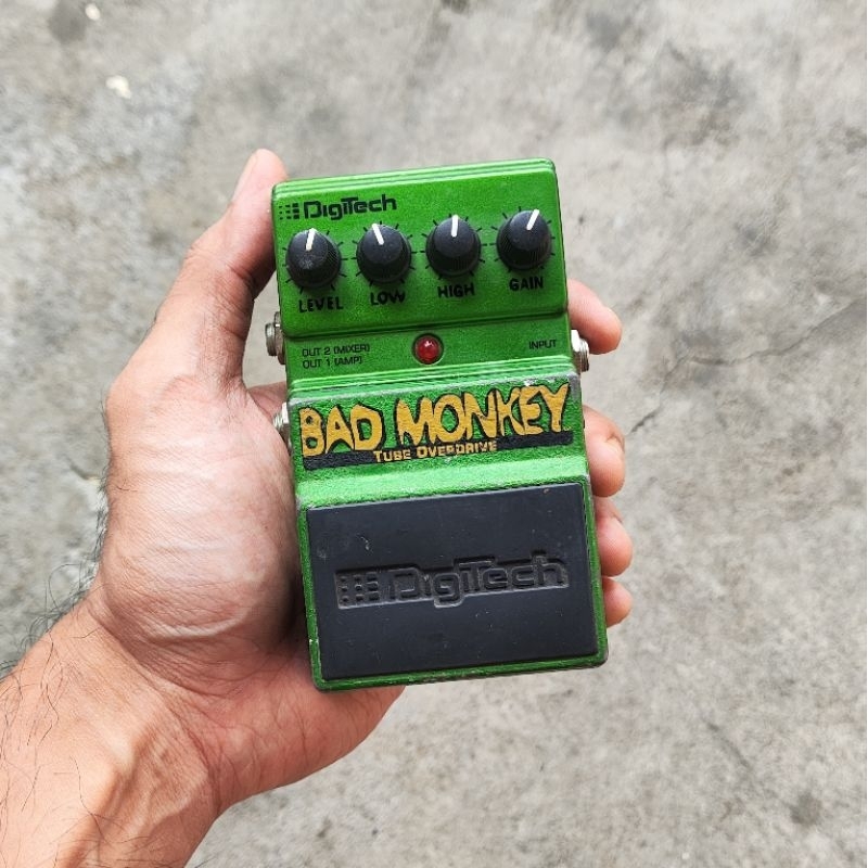 Digitech bad monkey overdrive pedal efek gitar tube screamer over drive effect