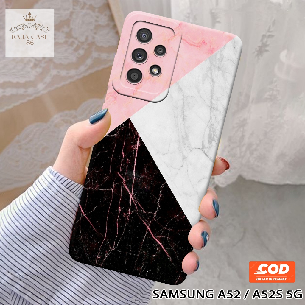 Softcase Samsung Galaxy A52 5G / A52s 5G - Rajacase - Case Samsung A52 5G - Motif Case Robot - Case 