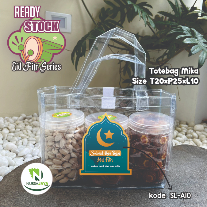 

READY STOCK Tas Mika Parcel Lebaran Eksklusif ( 20x25x10 0.25)/ Tas Bingkisan Toples Kue Idul Fitri