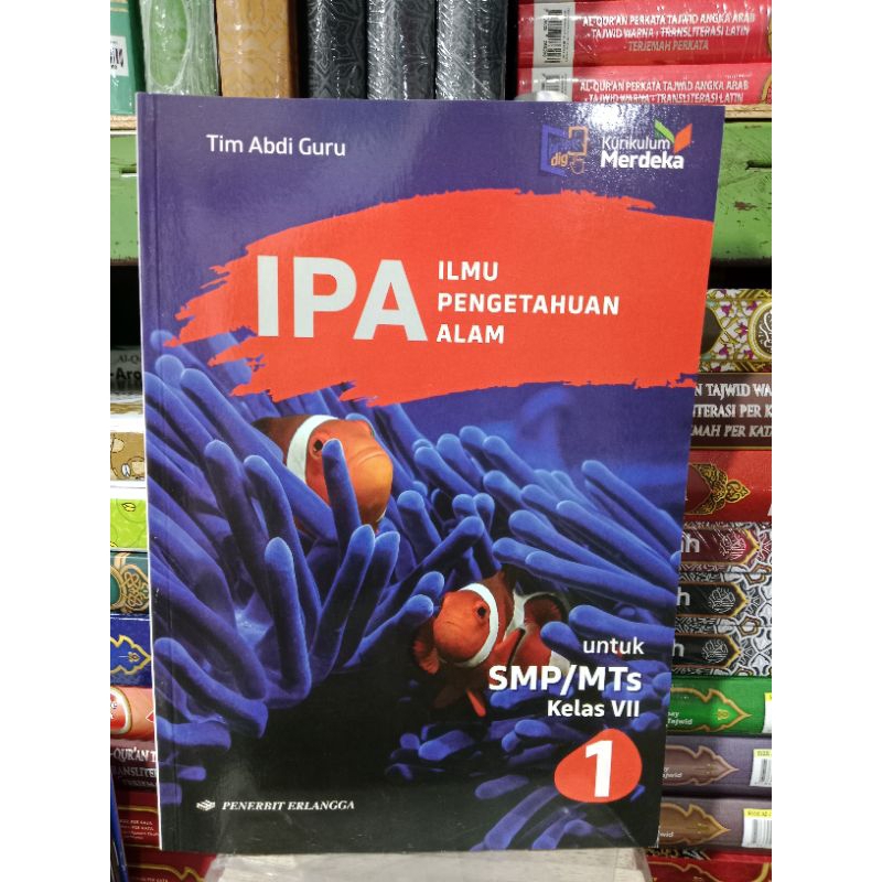 IPA SMP kls 7 Kurikulum merdeka Erlangga