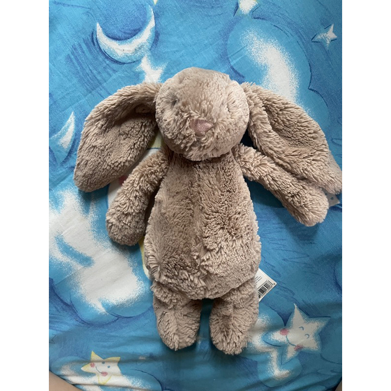 ORIGINAL JELLYCAT KELINCI BASHFUL BEIGE BUNNY NEW WITH TAG MEDIUM