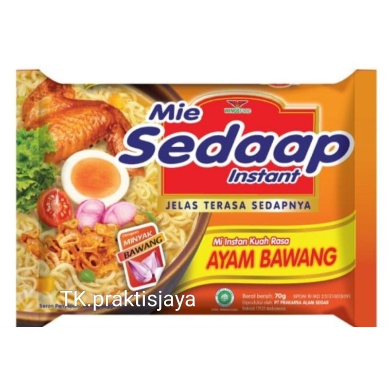 

mie sedap instan rasa ayam bawang 70g