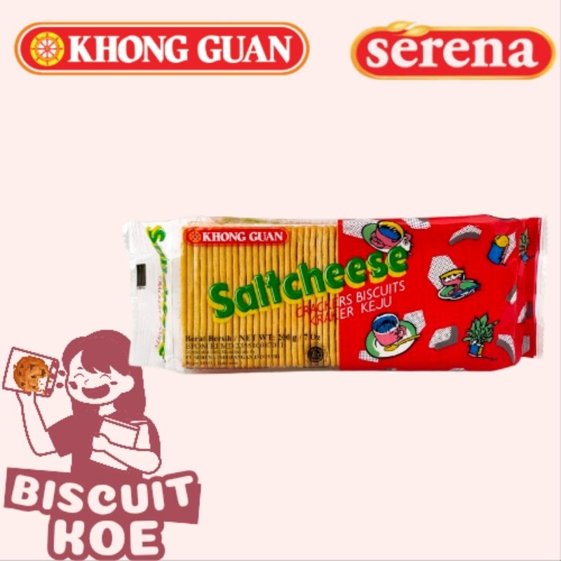 

Khong Guan Saltcheese Crackers 200g