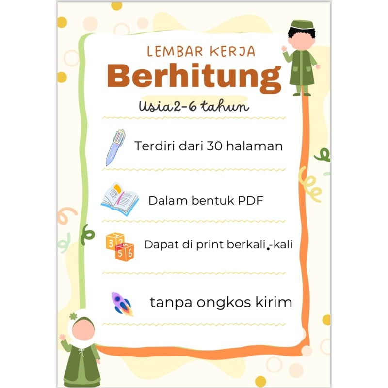 

LEMBAR KERJA WORKSHEET ANAK 2-6Tahun