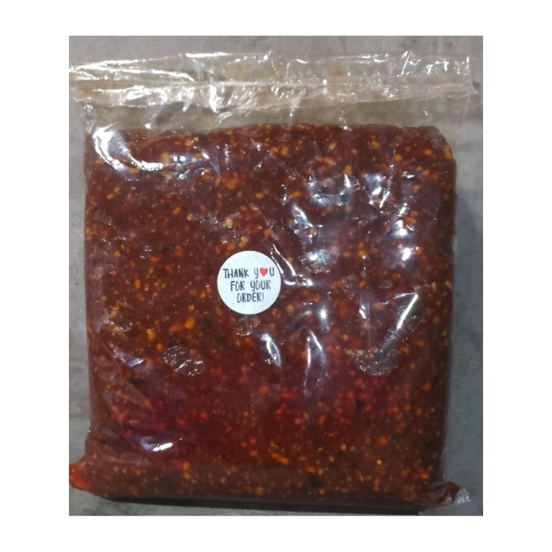 

sambel pecel sangrai(bahan kacang di sangrai)