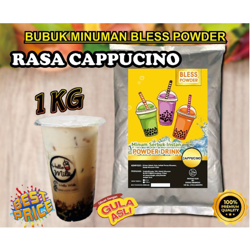 

Bubuk Minuman Rasa Kapucino Cappucino 1 Kg_BlessPowder