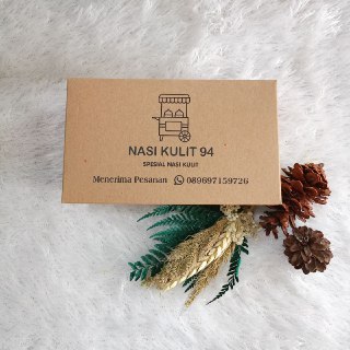 Lunch box Kraft Sablon, kardus nasi lunch box sablon