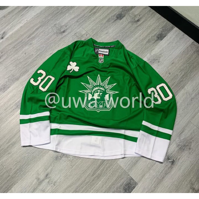 Jersey vtg nhl reebok newyork rangers made in canada