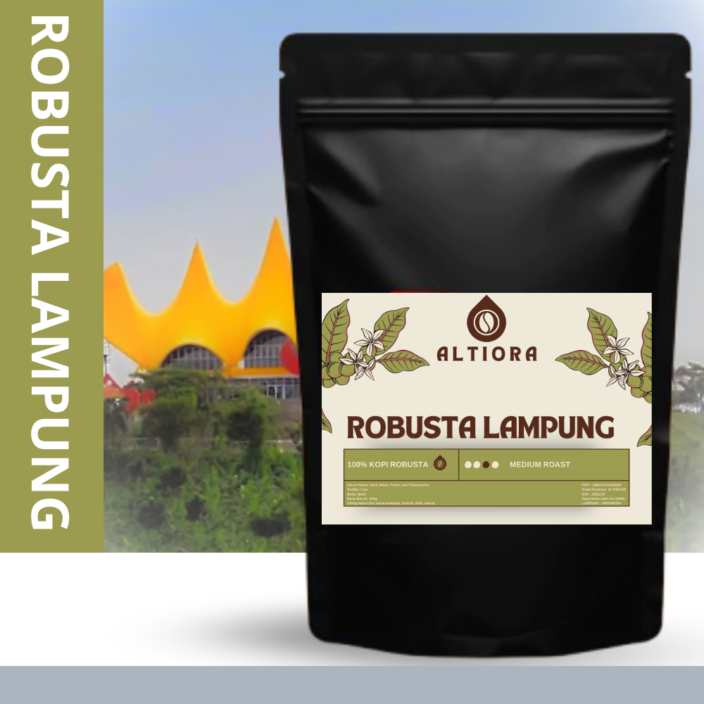 

Kopi Robusta Lampung Original Bubuk Kopi Asli Lampung Isi 200gr Coffee