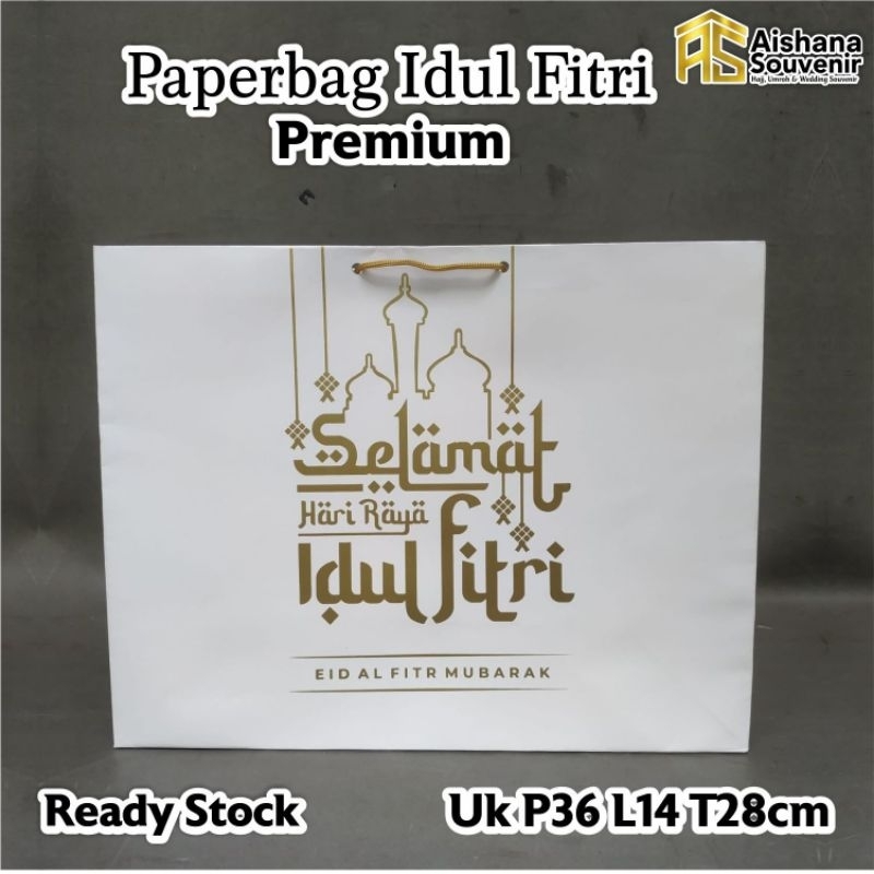 

Paperbag Lebaran Idul Fitri Premium Ready Stock UK P36 L14 T28cm