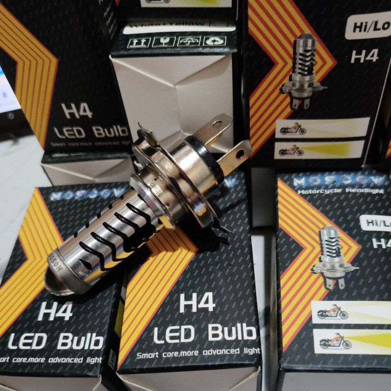 lampu LED laser H4 2 warna