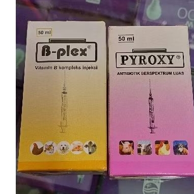 [ B -PLEX ] Vitamin B-kompleks Injeksi / Vitamin B kompleks Unggas, Ternak, Kucing & Anijing