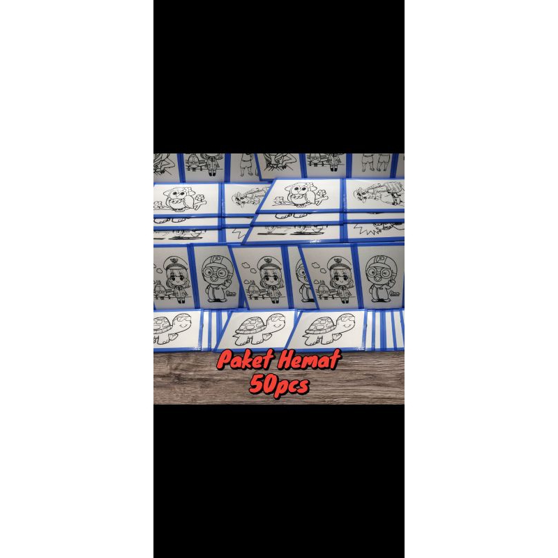 

Paket 50 sterofom lukis