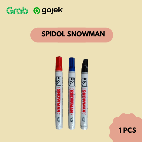 

Spidol Snowman Whiteboard - Spidol Papan Tulis Warna Hitam Biru Merah