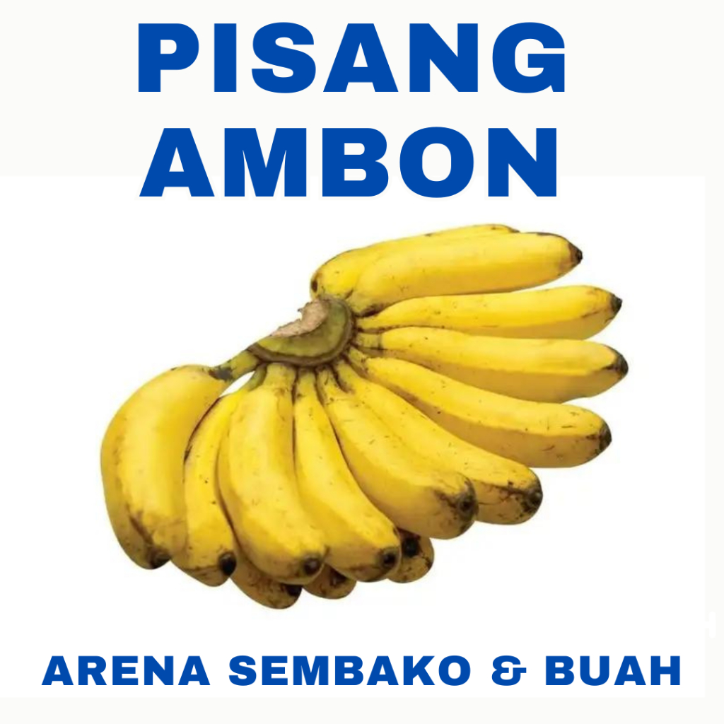 

(BISA COD) PROMOO PISANG AMBON 1 SISIR ARENA BUAH CIKARANG