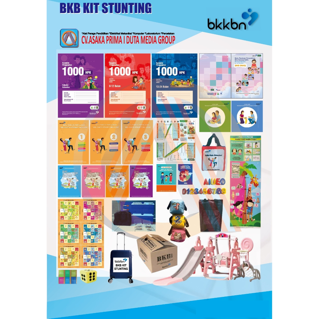 MENJUAL Modul BKB EMAS (Eliminasi Masalah Anak Stunting) - Kardus BKB Kit Stunting BKKBN 2025