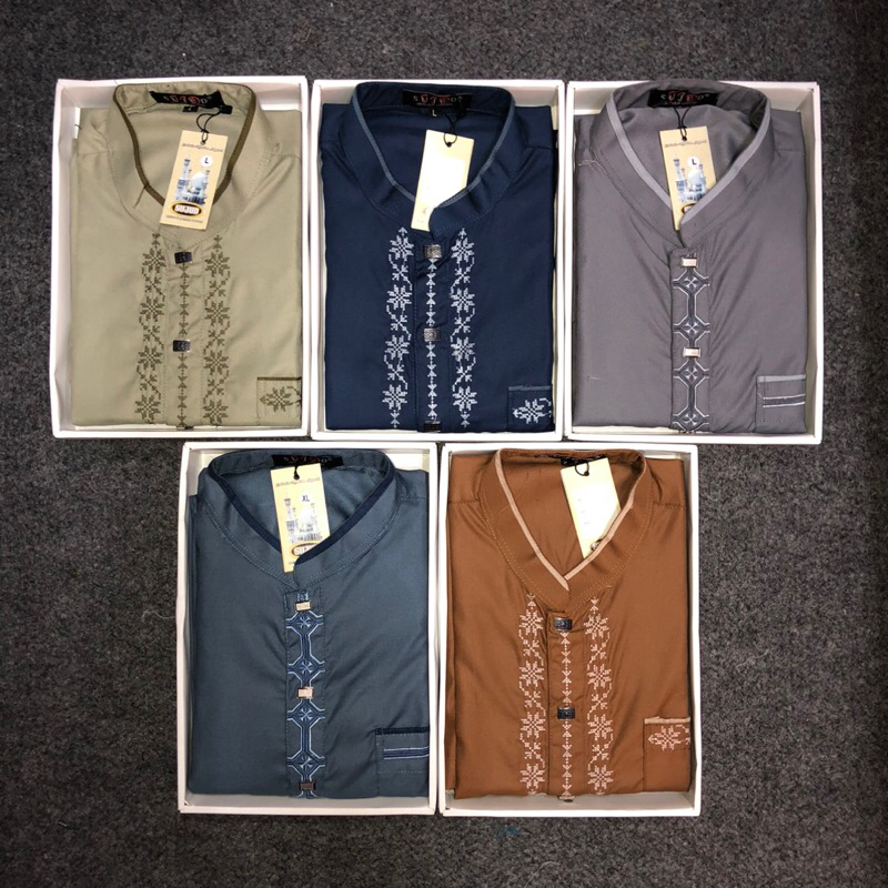 Koko Pria Lengan Pendek Premium by Sujud Nabila Collection