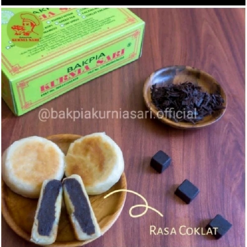 

Bakpia Kurniasari Asli Jogja Rasa Coklat isi 15