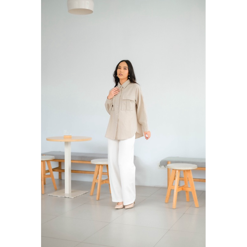 KEMEJA BASIC OVERSHIRT | KEMEJA POLOS