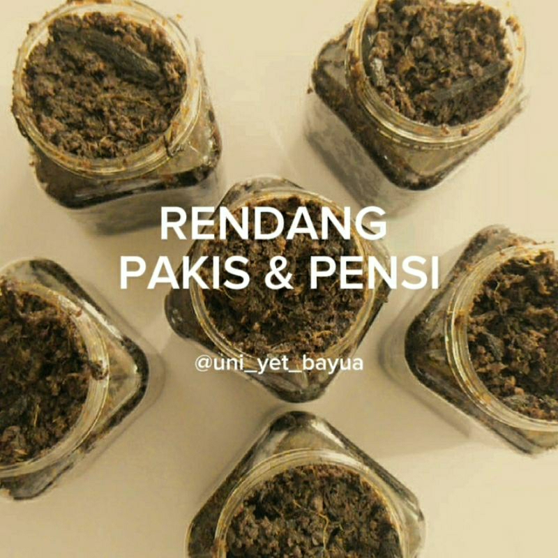 

Rendang paku pensi kering 100gr / rendang pakis pensi