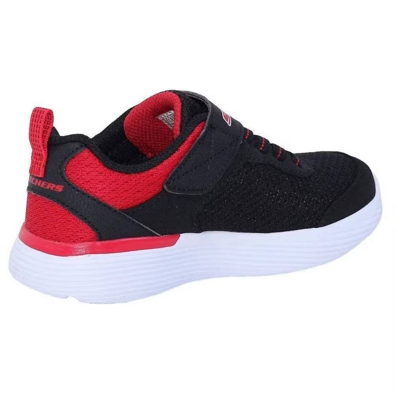 SEPATU ANAK LAKI-LAKI SEKOLAH SKECHERS GO RUN PREMIUM HITAM MERAH  BLACK RED