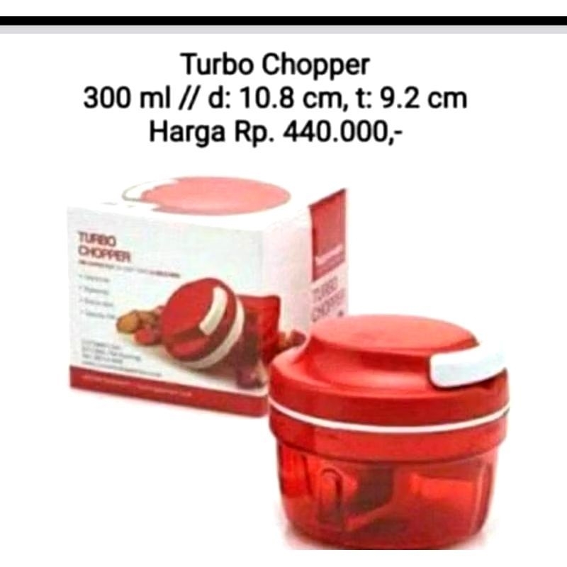 Turbo Chopper Tupperware