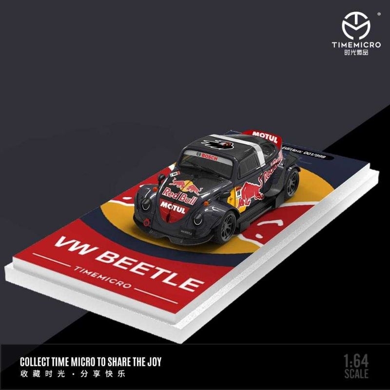 Time Micro Volkswagen Beetle Red Bull Motul