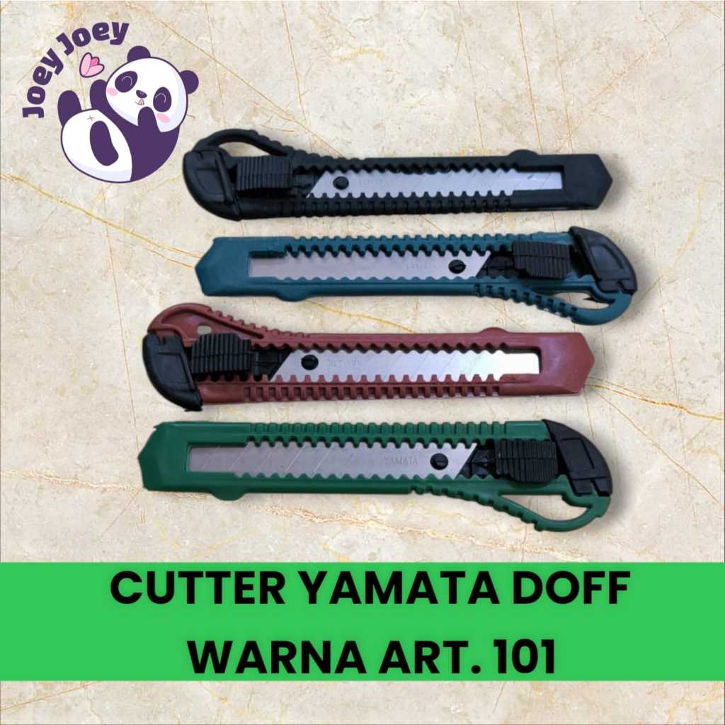 

YAMATA CUTTER DOFF WARNA ART 1O1 | PISAU CUTTER