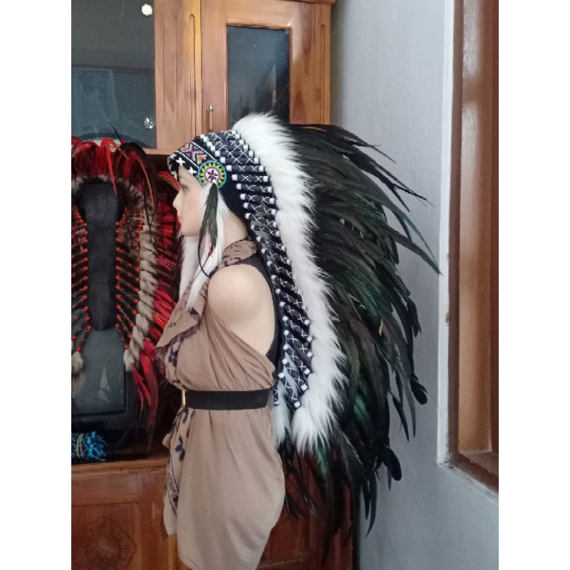 Topi apache indian hitam M