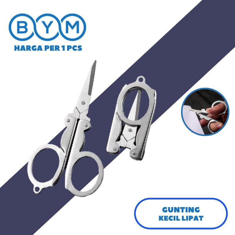 

Gunting Lipat Kecil Stainless Steel Alat Pemotong Kertas Gunteng Mini Perlengkapan Sekolah Scrissors Portable Trip A96