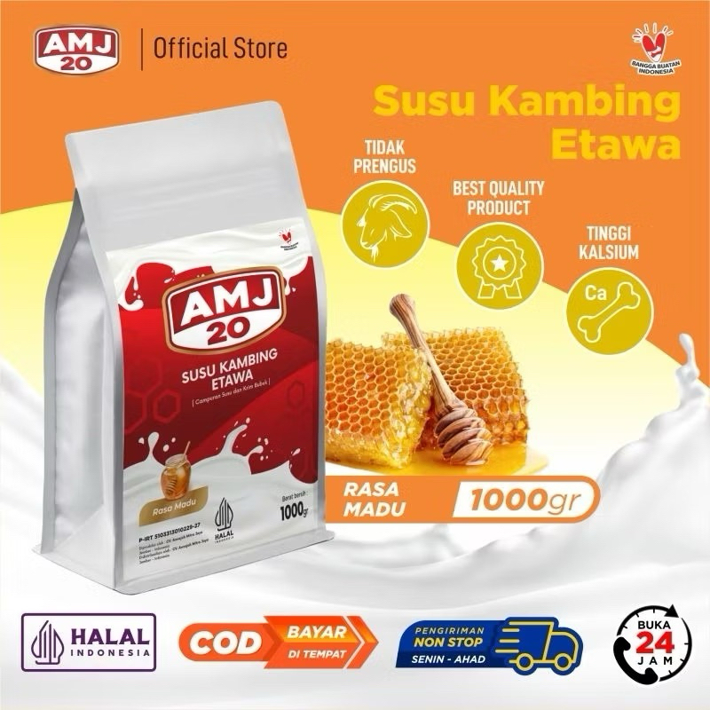 

amj susu kambing etawa kemasan 1kg