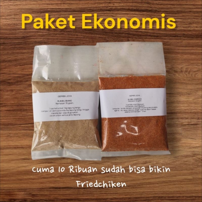 

PAKET EKONOMIS BUMBU BIANG & MARINASI isi 2 pcs