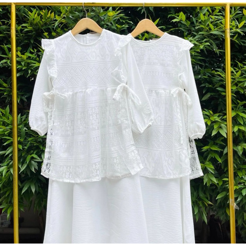 Gamis anak perempuan/gamis anak perempuan warna putih/gamis anak warna putih