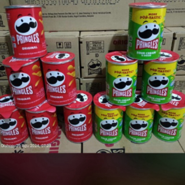 

pringles 42gr 1ctn isi 12pcs